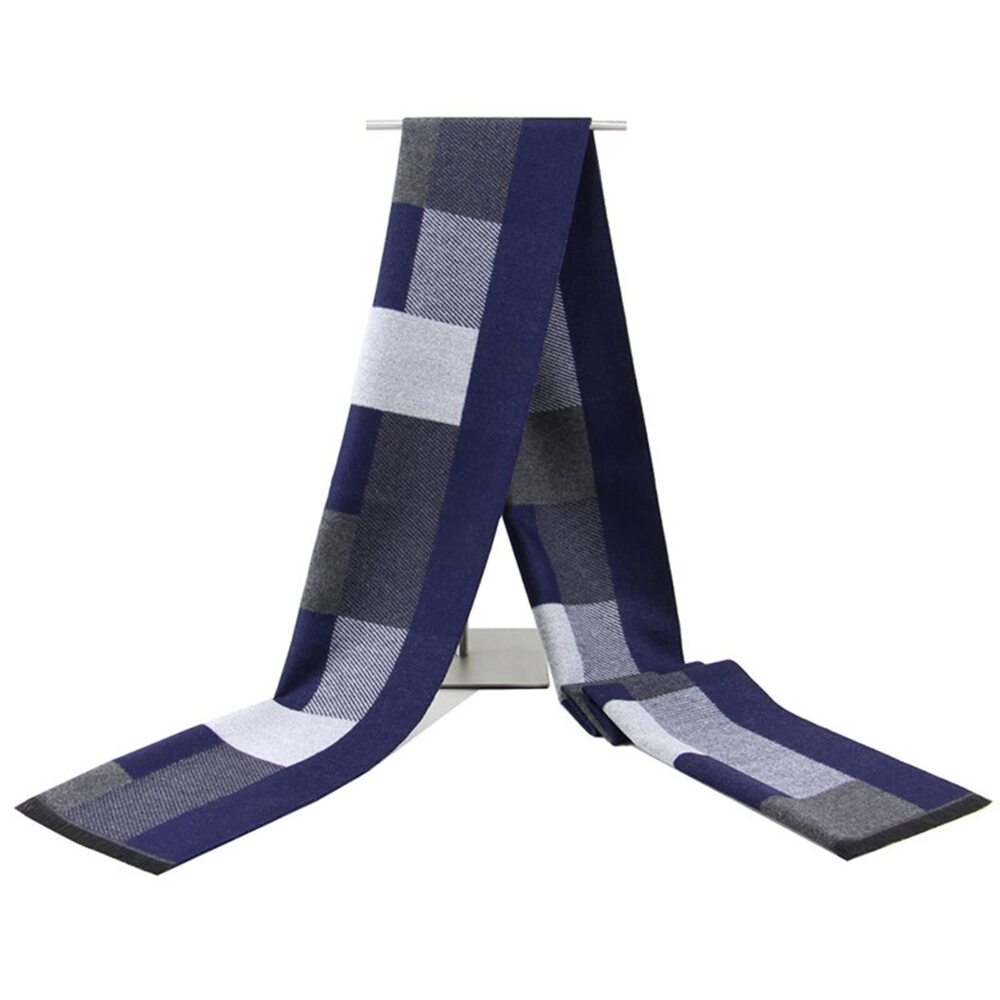 8522 Scarves Classic Arrival Winter Plaid Scarf Tassel Edge Soft Warm Scarf